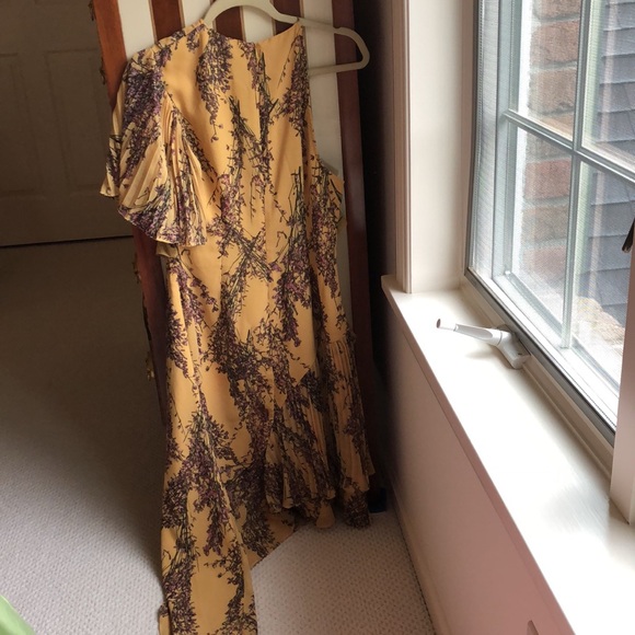 KEEPSAKE the Label Yellow and Purple Asymmetrical Sundress - Picture 6 of 15